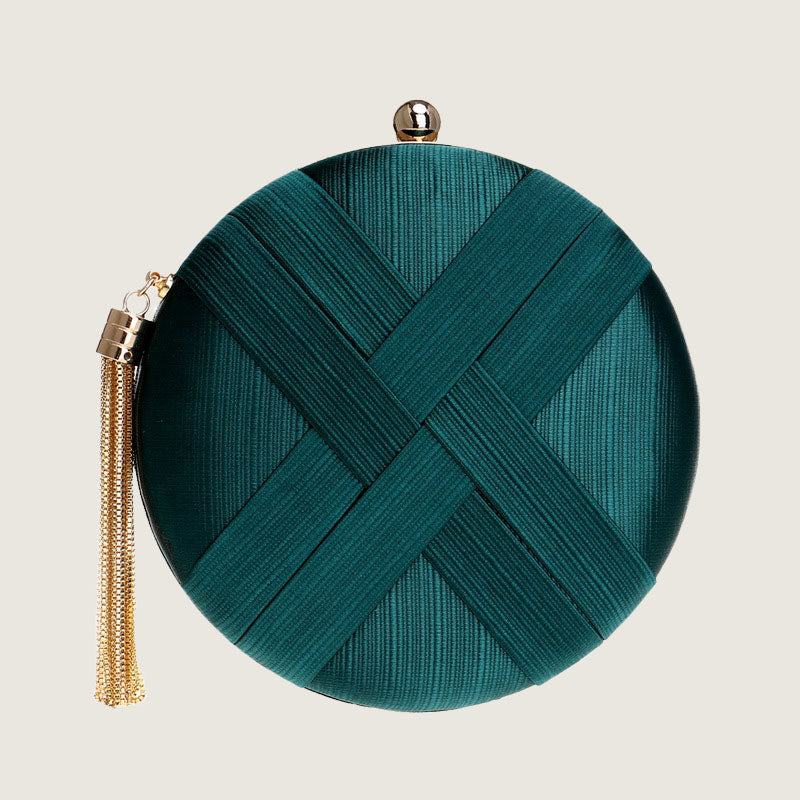 Women’s Round Tassel Evening Clutch Bags image