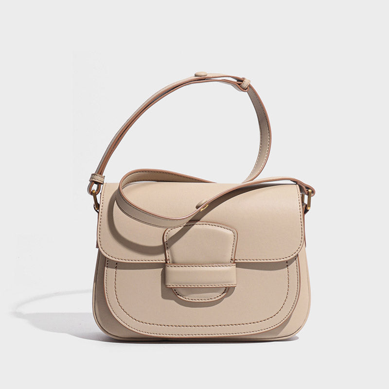 Women’s Genuine Leather Crossbody Saddle Bag image
