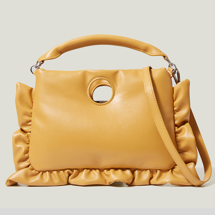 Women’s Hole In Pillow Hand Shoulder Bags in Vegan Leather image