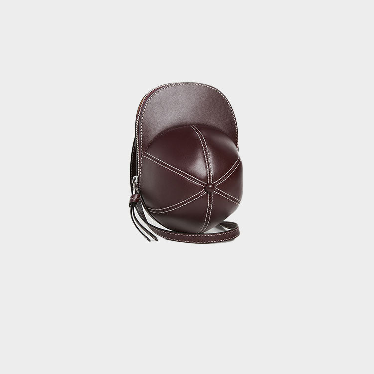Women’s Hat Genuine Leather Crossbody Bags image 3