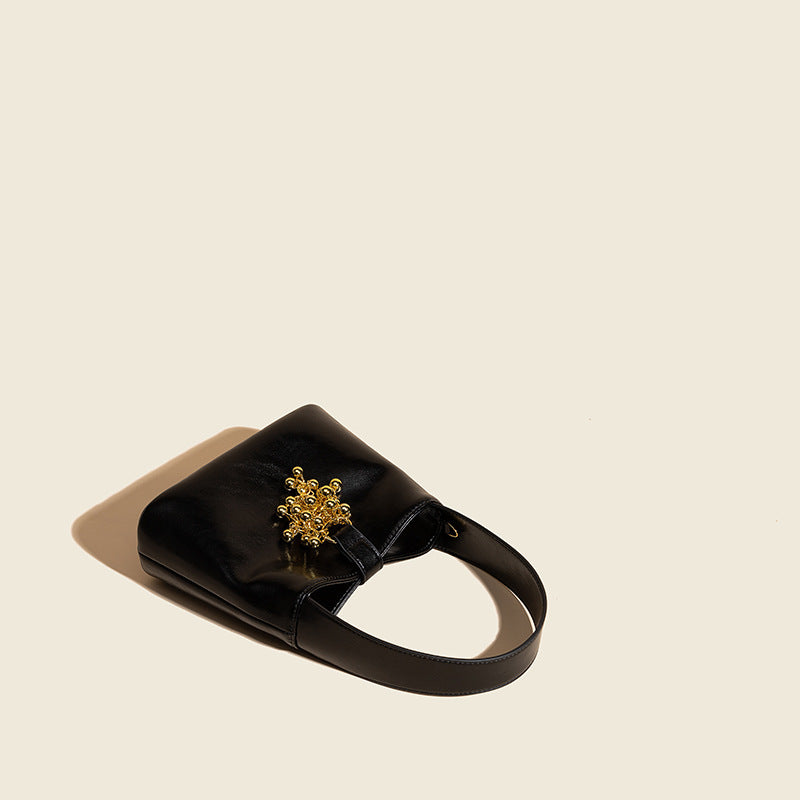 Women’s Golden Grapes Small Handbags in Genuine Leather image 3