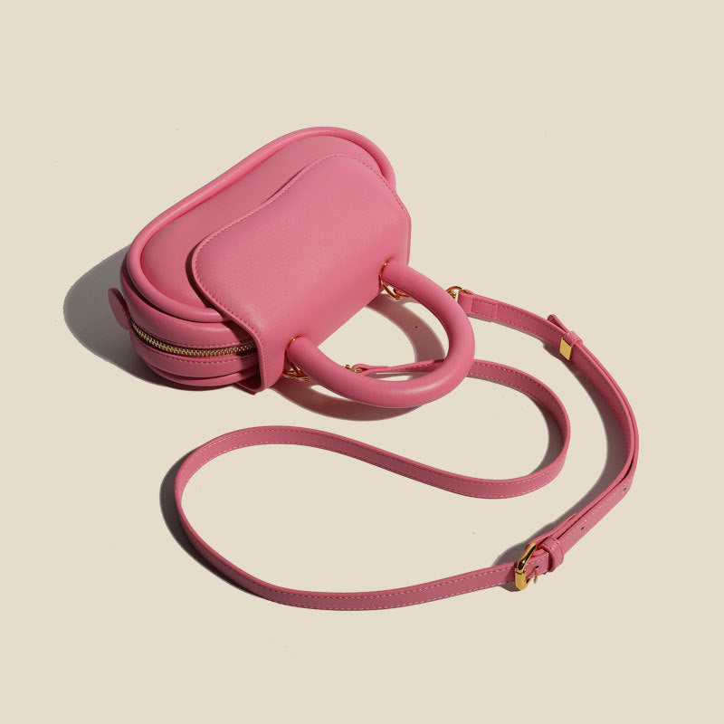 Women’s Genuine Leather Cute Small Crossbody Top Handle Bags image 3