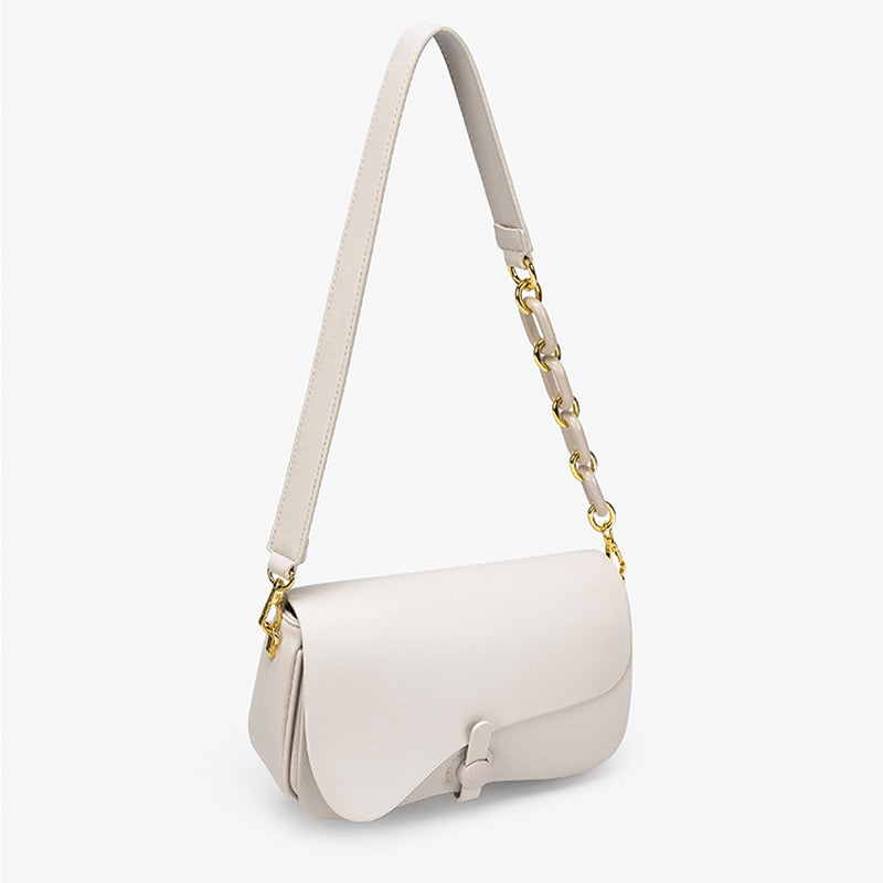 Women’s Genuine Leather Shoulder Bags with Two Straps image 2