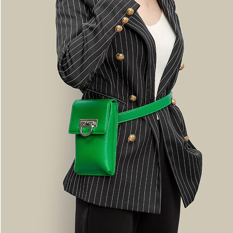 Women’s Mini Waist Crossbody Bags in Vegan Leather image 4