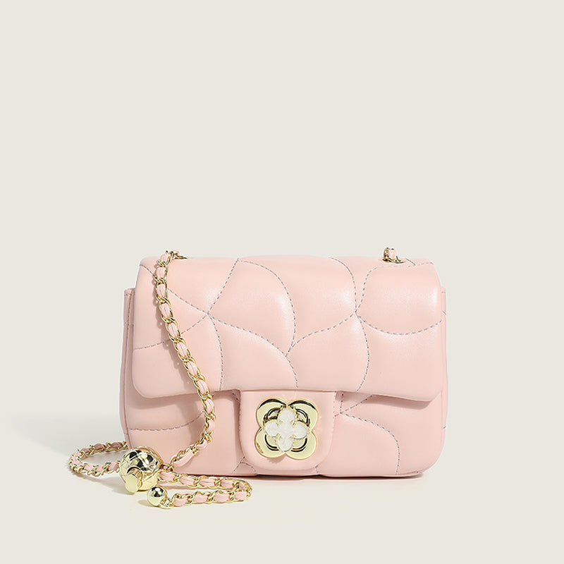 Women’s Quilted Clover Messenger Crossbody Bags image