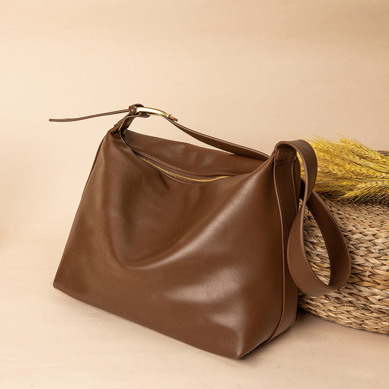 Women’s Large Soft Vegan Leather Shoulder Bags image 5