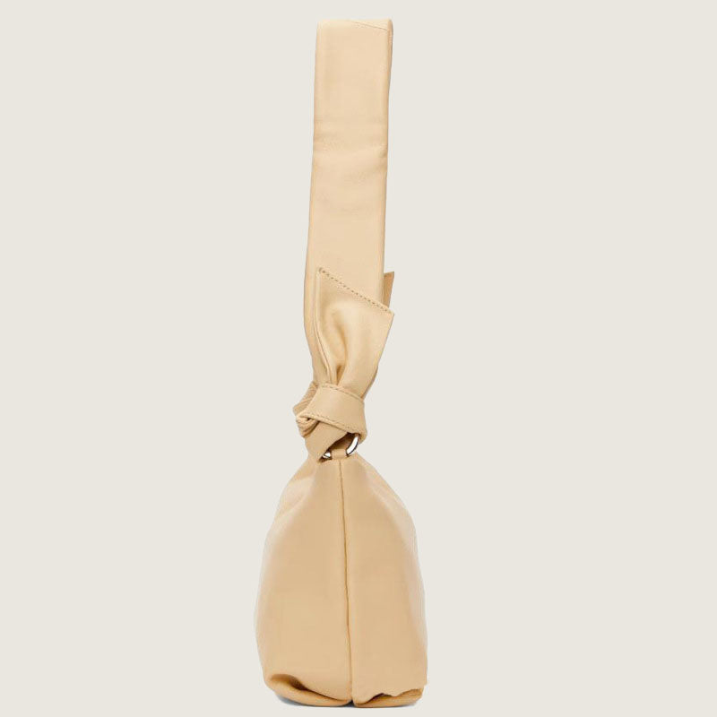 Women’s Genuine Leather Baguette Bags with Wide Strap image 3