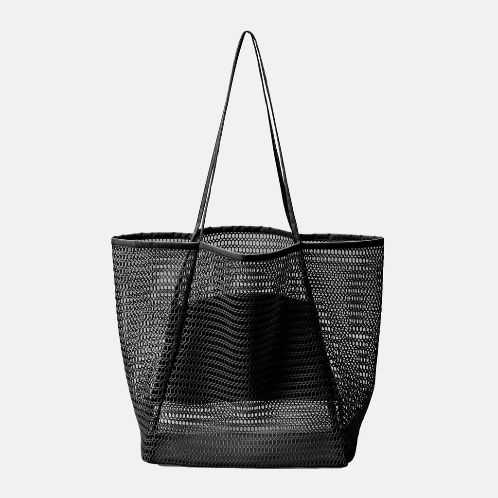 Women’s Large Mesh Beach Tote Bags image 2