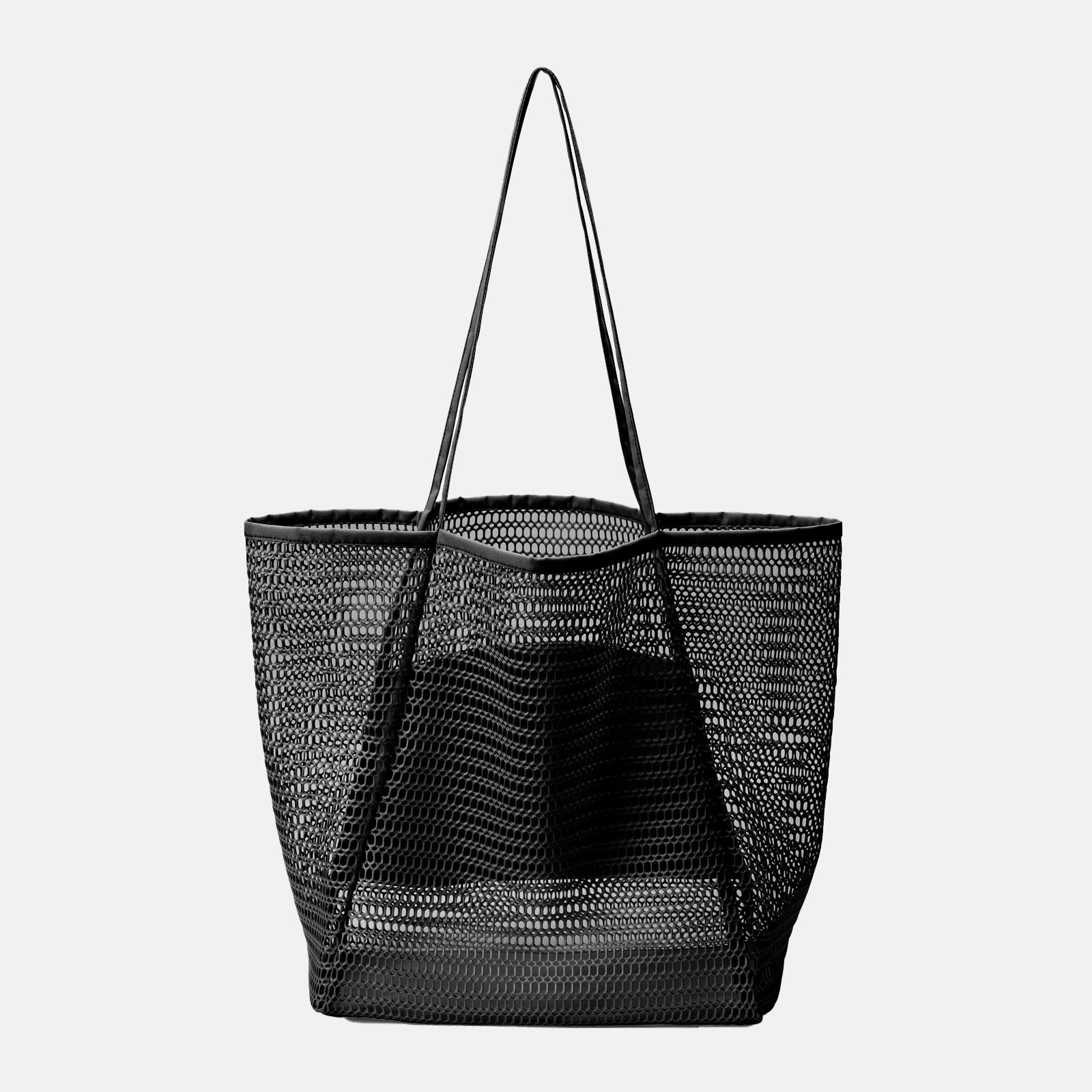 Women’s Large Mesh Beach Tote Bags image 2