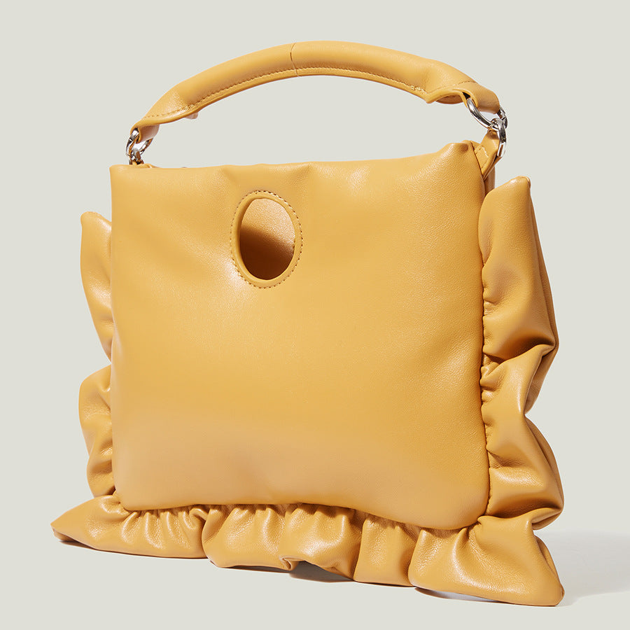 Women’s Hole In Pillow Hand Shoulder Bags in Vegan Leather image 2