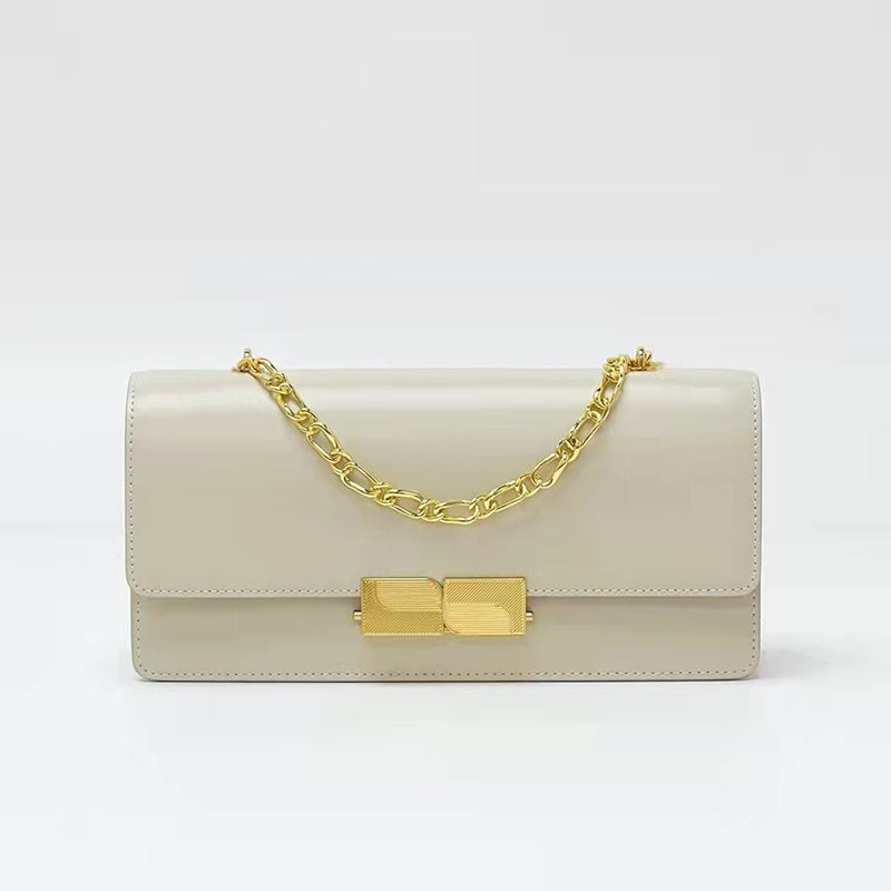 Women’s Genuine Leather Clutch Purse with Shoulder Chains image 5