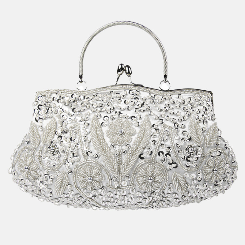 Women’s Beaded Sequined Evening Clutch Bags image