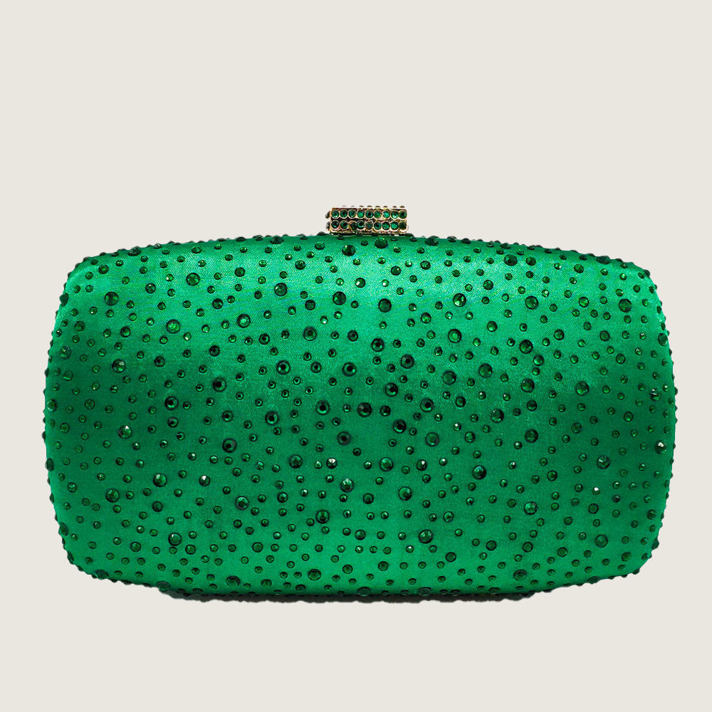 Women’s Rhinestones Evening Clutch in Satin image