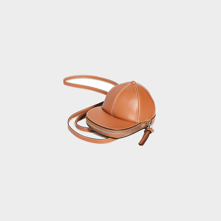 Women’s Hat Genuine Leather Crossbody Bags image 2