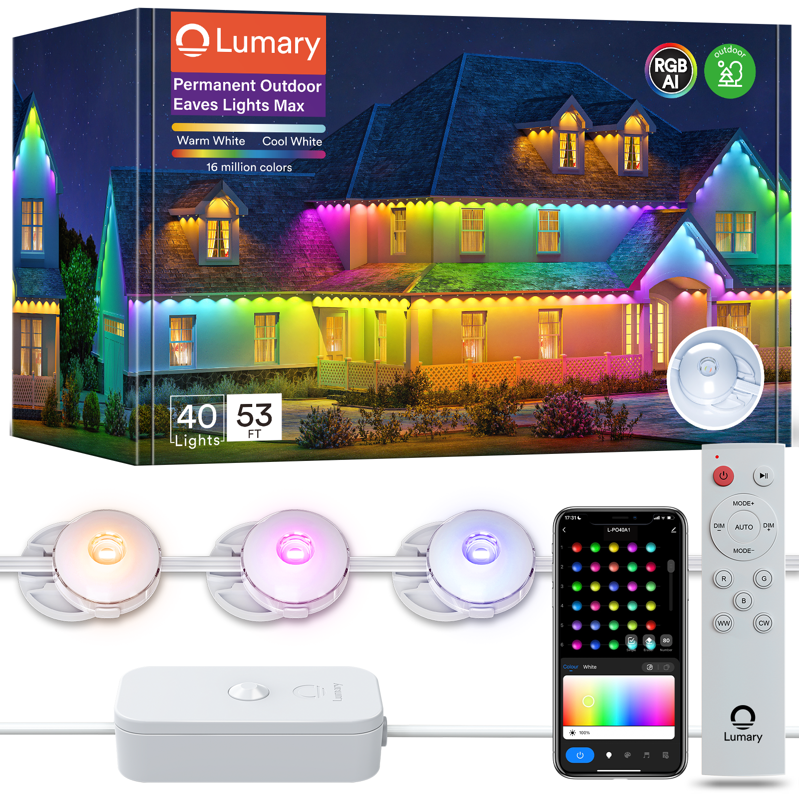 Lumary Permanent Outdoor Lights Max