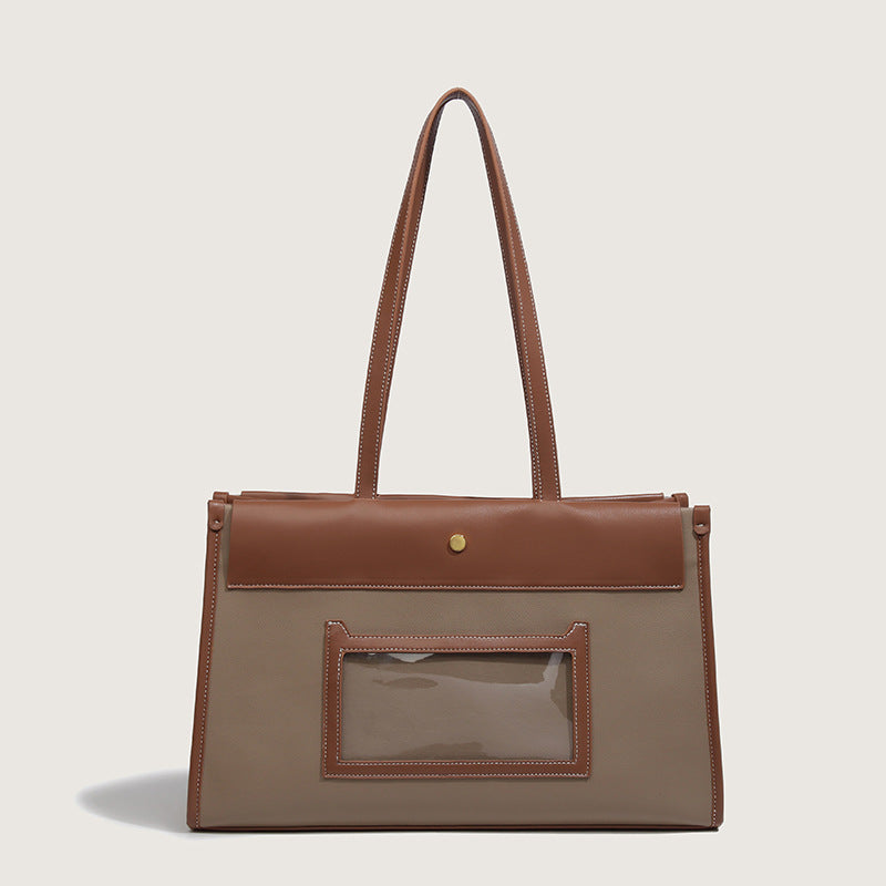 Women’s Minimal Tote Bags in Vegan Leather image 3