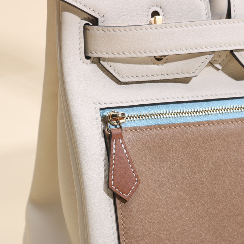 Women’s Handmade Full Grain Genuine Leather Top Handle Bags image 2