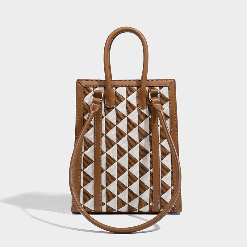 Women’s Triangle Pattern Mini Tote Bags image