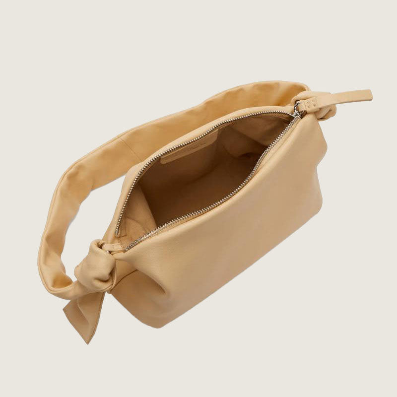 Women’s Genuine Leather Baguette Bags with Wide Strap image 4
