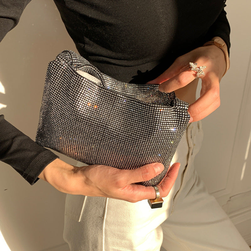 Women’s Rhinestone Knotted Evening Pouch image 4