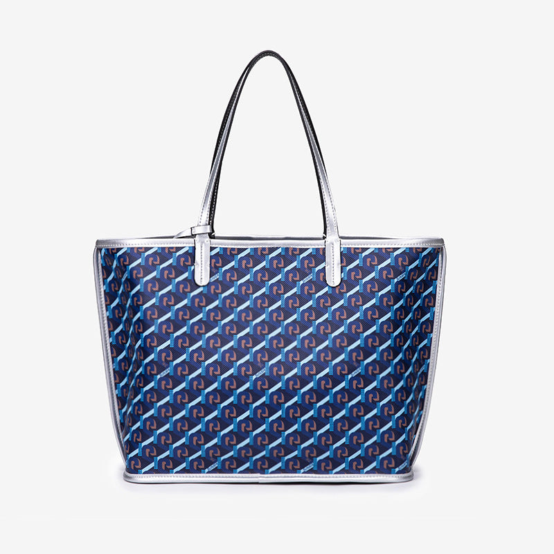 Women’s Letter Print Large Tote bags with Purse image 3