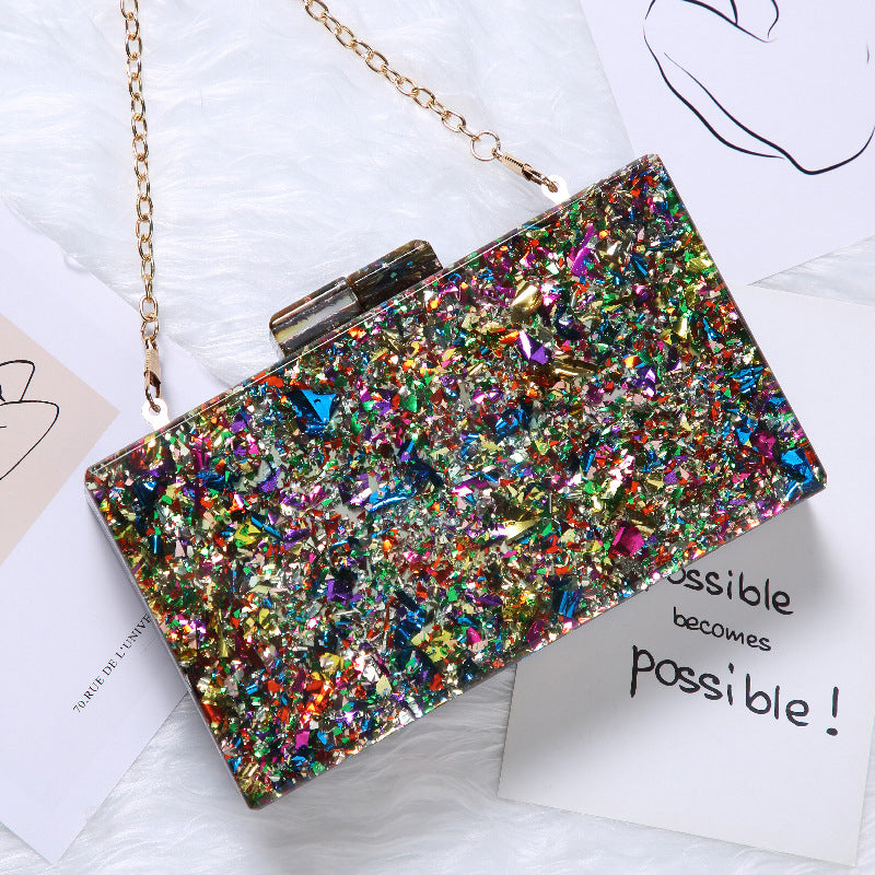 Women’s Sequined Square Evening Clutch Bags image 4