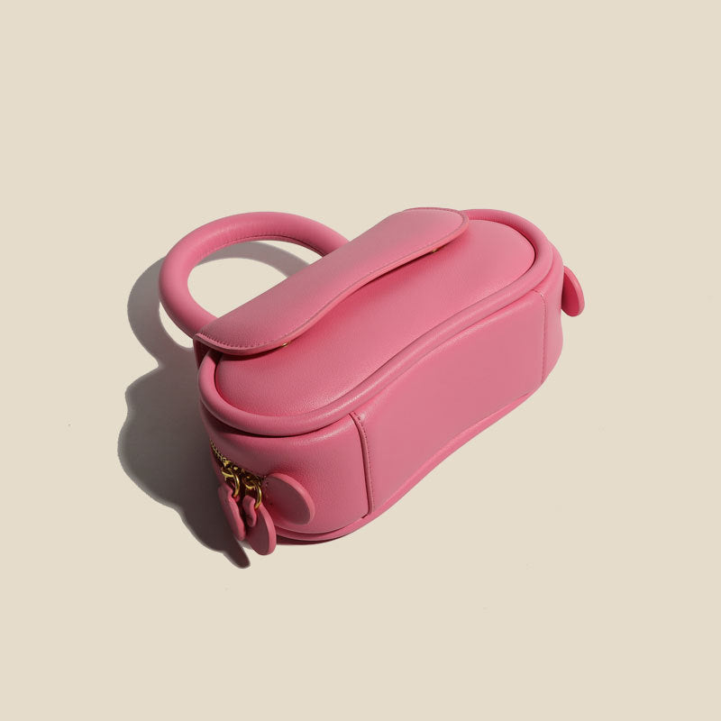 Women’s Genuine Leather Cute Small Crossbody Top Handle Bags image 2