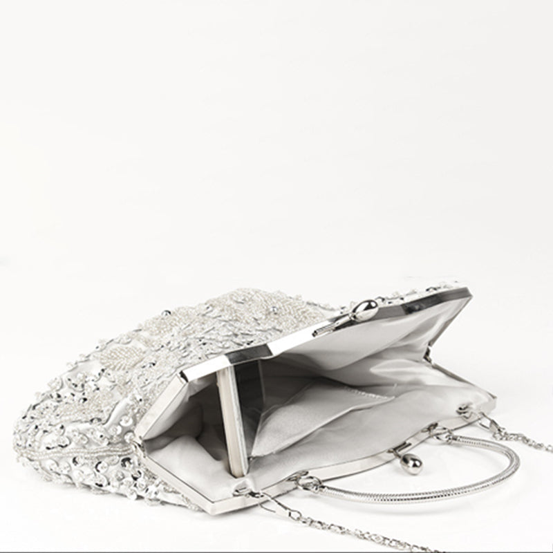 Women’s Beaded Sequined Evening Clutch Bags image 3