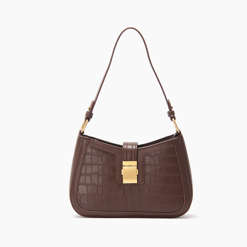 Women’s Croc Baguette Bags in Vegan Leather image