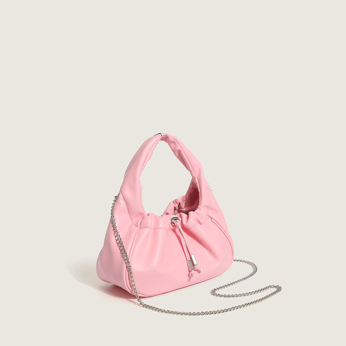 Women’s Vegan Slouchy Drawstring Bucket Bags image 2