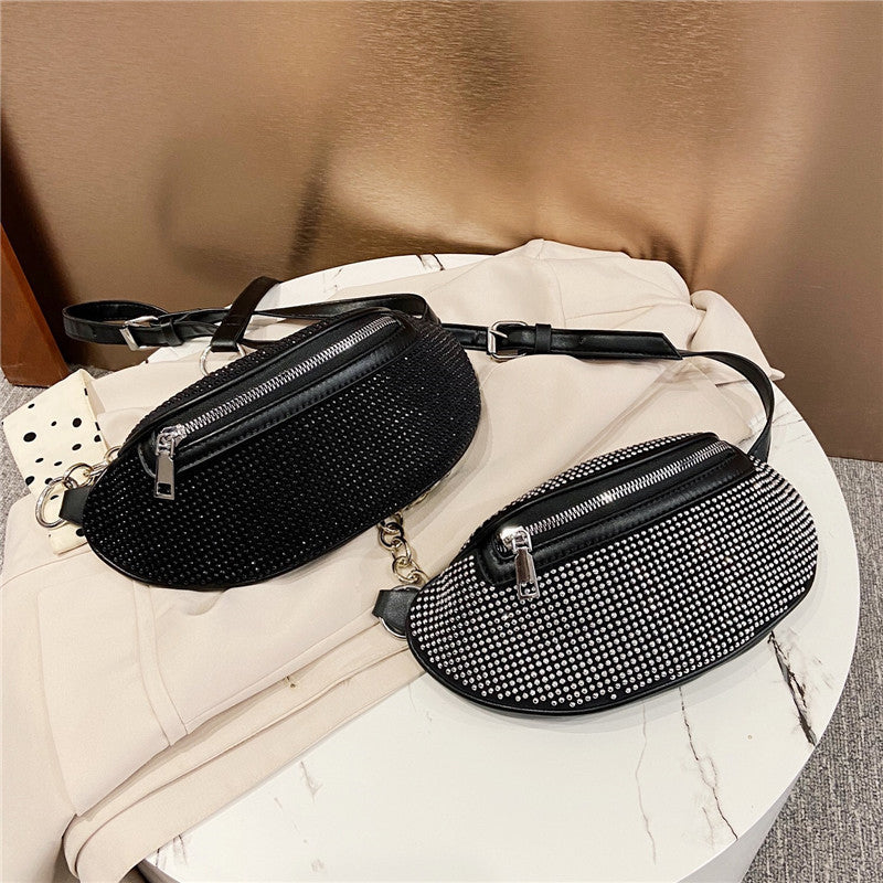 Women’s Rhinestones Chains Fanny Packs image 10