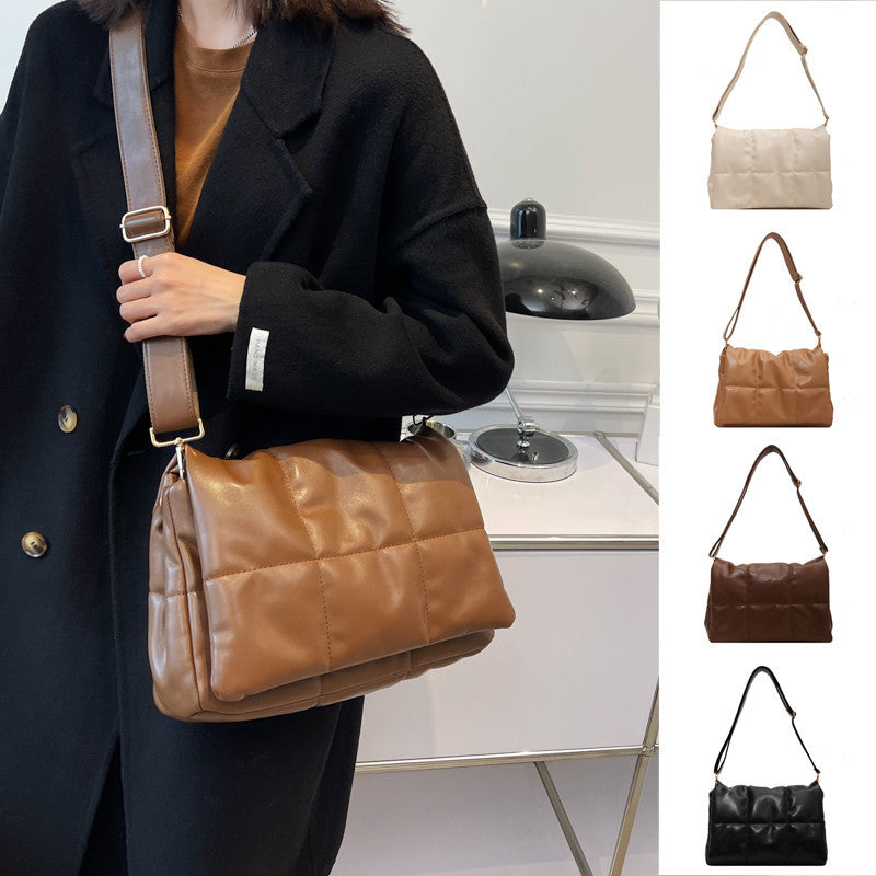 Women’s Diamond-Quilted Puffer Shoulder Bags image 3