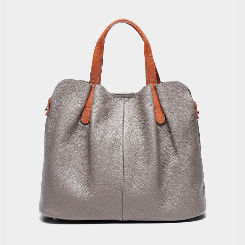Women’s Soft Genuine Leather Tote Bags with Shoulder Bags image 5