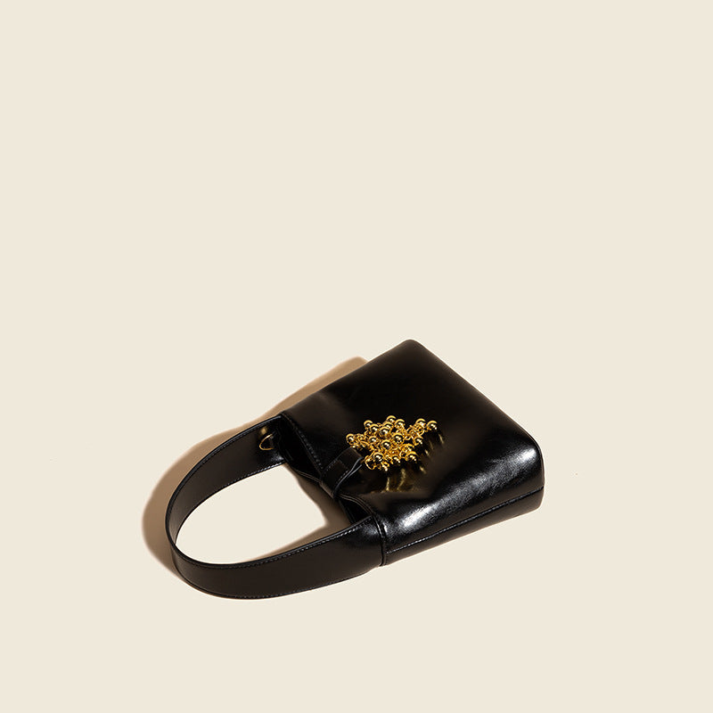 Women’s Golden Grapes Small Handbags in Genuine Leather image 4