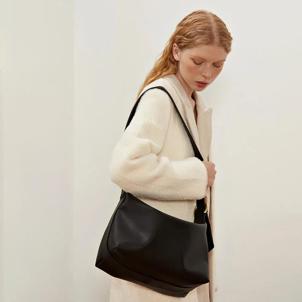 Women’s Vegan Shoulder Hobo Bags image 5