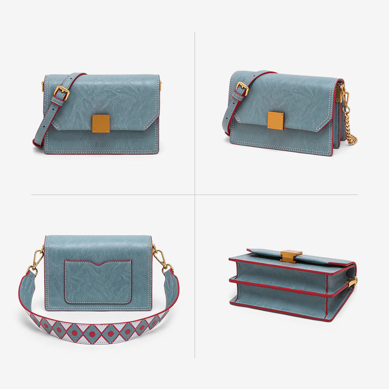 Women’s Vegan Leather Adjustable Strap Crossbody Bags image 6