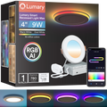 Lumary Smart RGBAI Recessed Light with Gradient Auxiliary Night Light