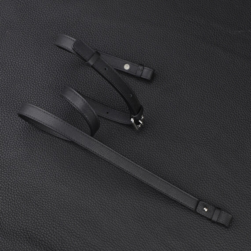 Hermès Style Epsom Leather Adjustable Bandoulière (15mm Ultra-Slim): Compatible Crossbody Strap for Mini Bags & Pochette