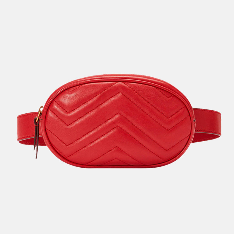 Women’s Quilted Round Waist Bags Fanny Packs image 5