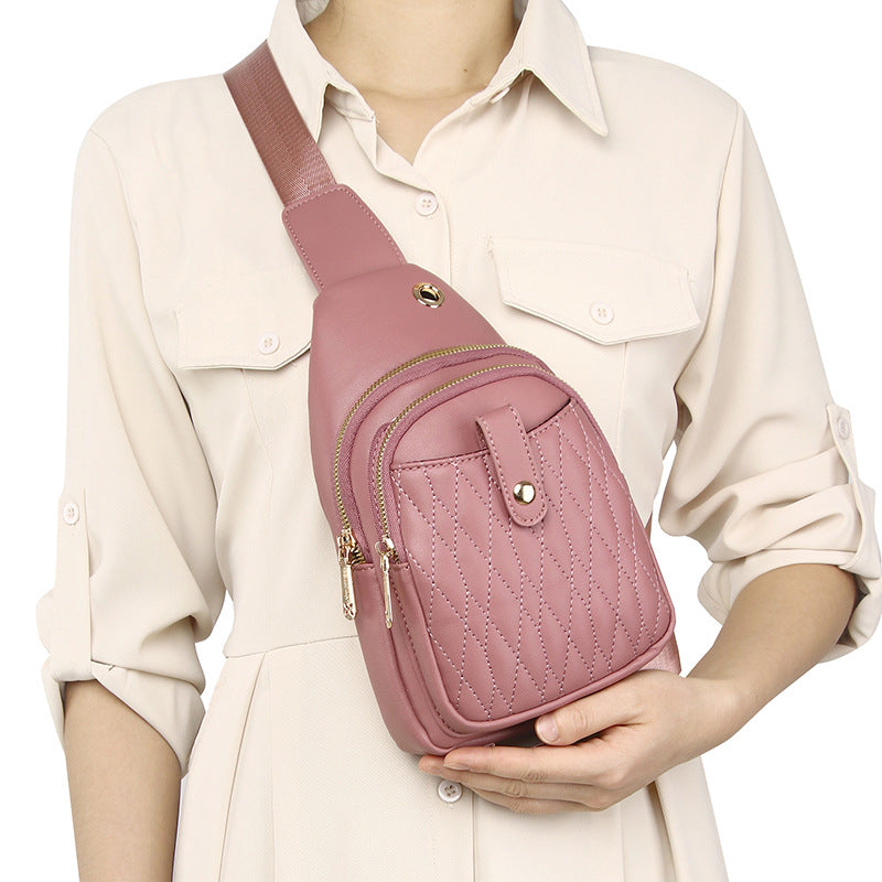 Women’s Quilted Multi-Pockets Sling Bags image 2