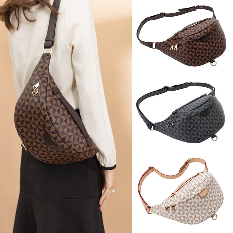 Women’s Waterproof Geometric Print Fanny Packs image 6