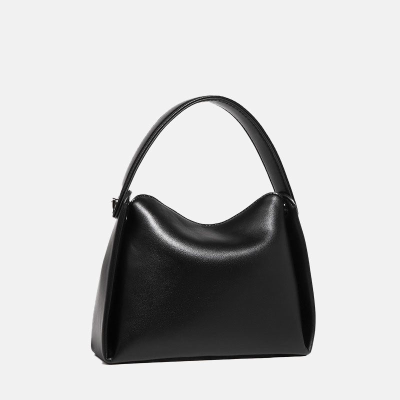 Women’s Minimal Top Handle Shoulder Bags in Vegan Leather image 2
