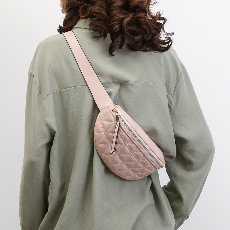 Women’s Quilted Vegan Crossbody Waist Bags image 9