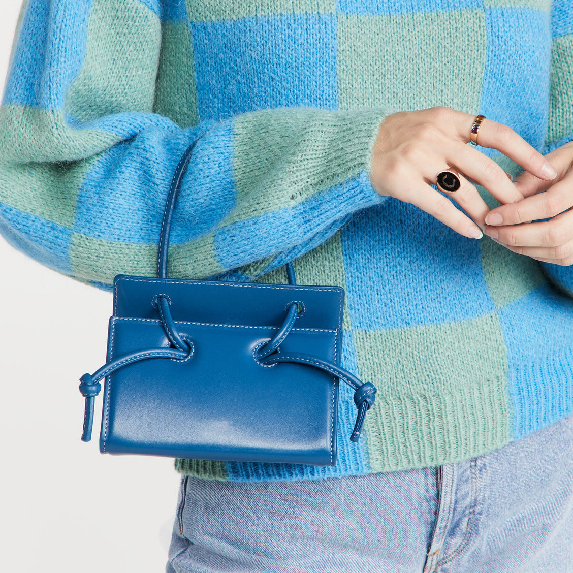 Women’s String Genuine Leather Mini Handbags image 5
