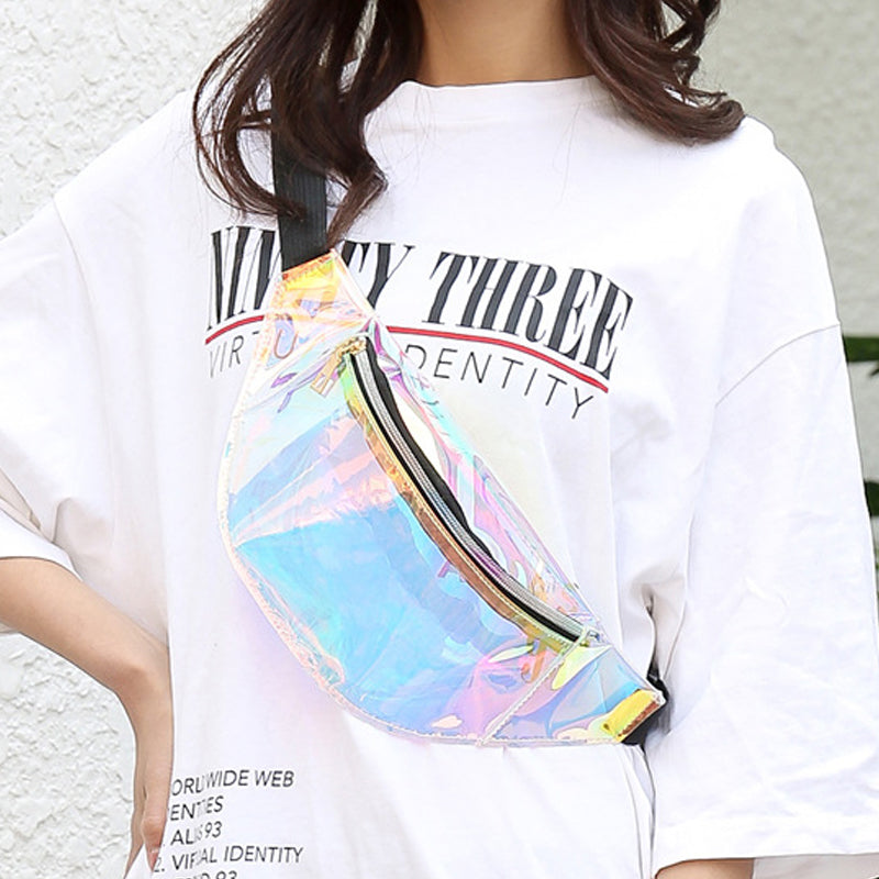 Women’s Holographic Clear PVC Fanny Packs image 2