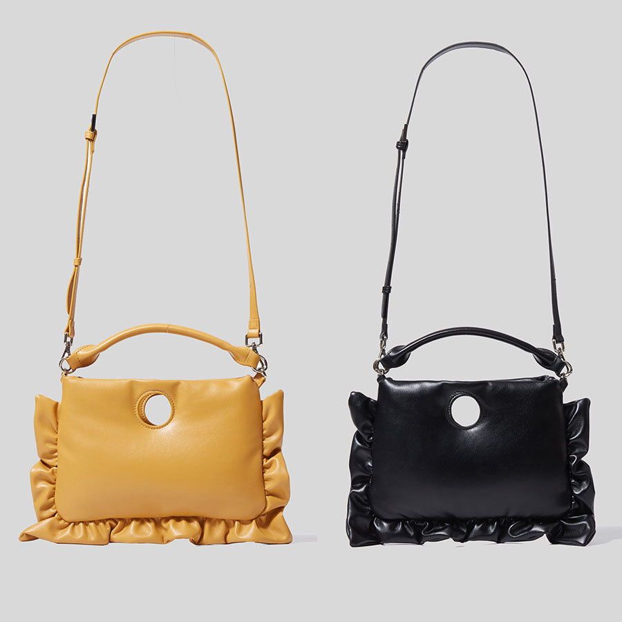 Women’s Hole In Pillow Hand Shoulder Bags in Vegan Leather image 5