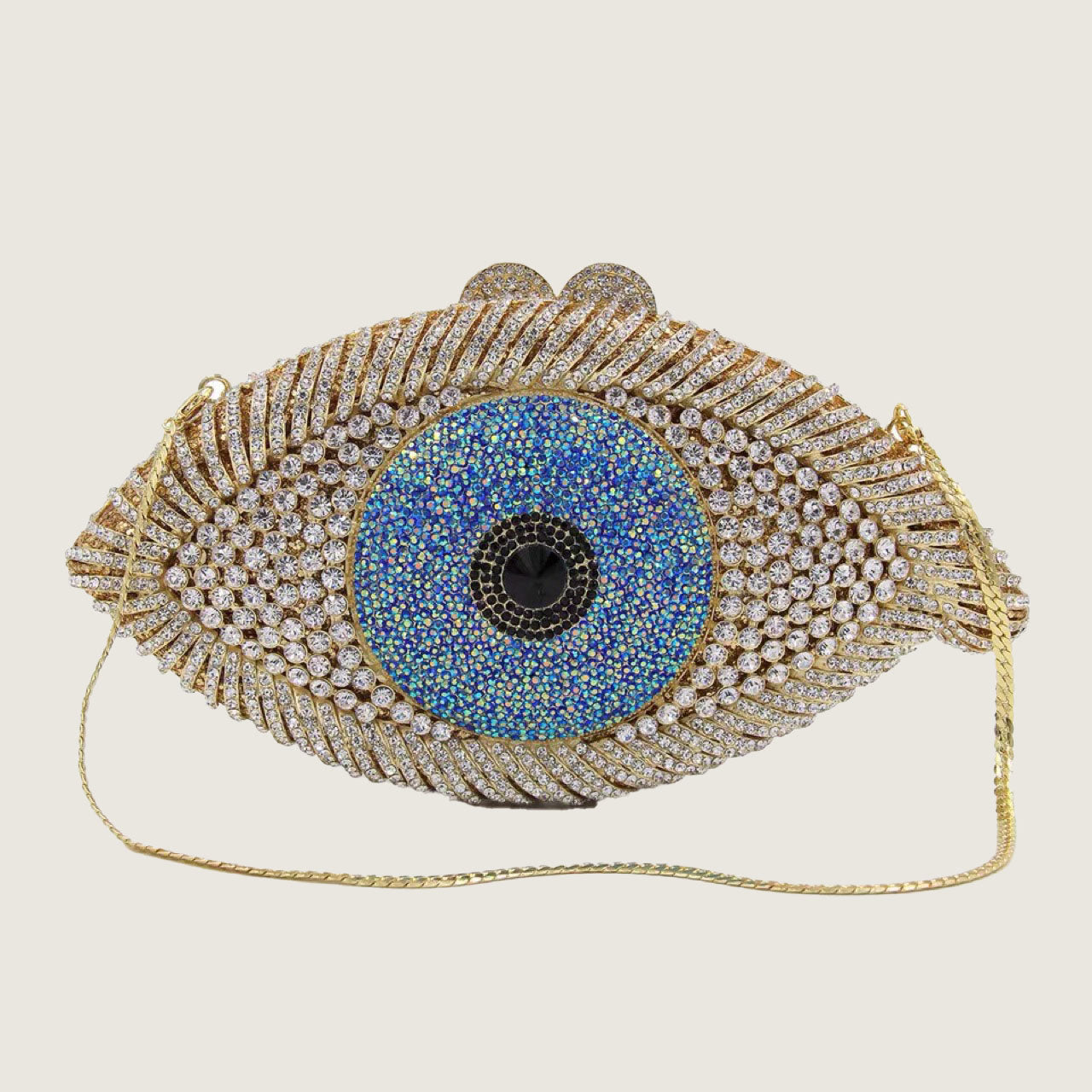 Women’s EYE SEE U Rhinestone Evening Clutch bags Handmade image