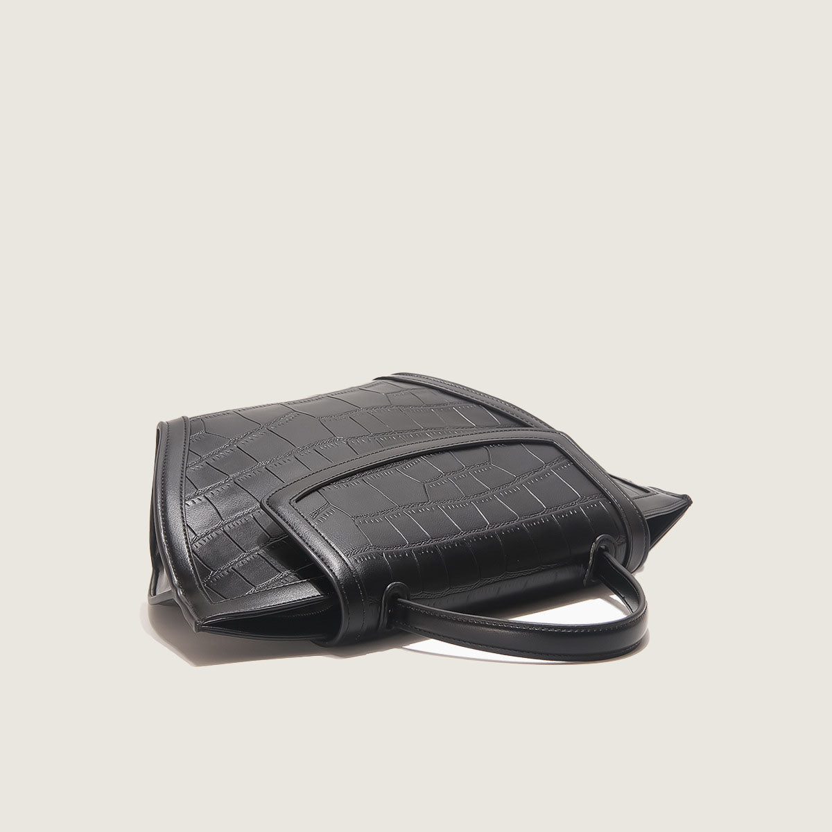 Women’s Crocodile Embossed Top Handle Flap Handbags image 5