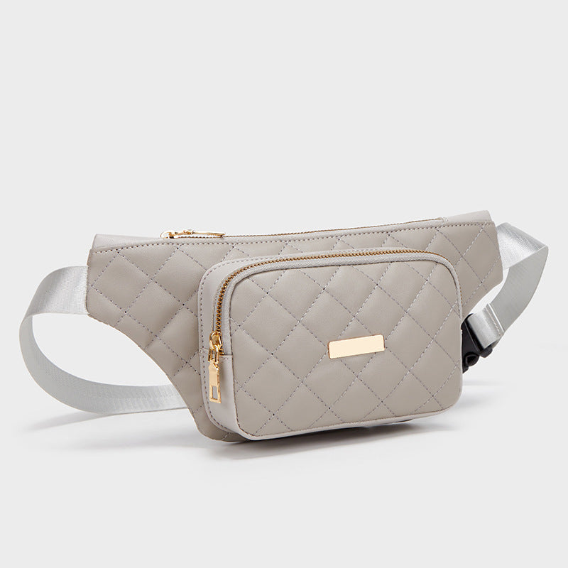 Women’s Quilted Multi-Pocket Cross Body Fanny Packs image 10