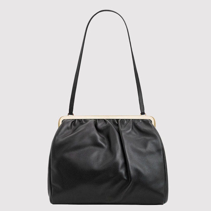 Women’s Large Cloud Clutch Bags in Lambskin Leather image